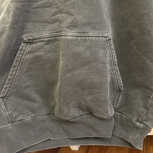 Talentless Heavyweight Circle Logo Hoodie - Steel Grey - Picture 5 of 9